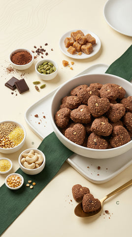 Purely Millets - Choco Heart Crunch